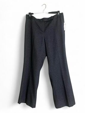 Tahari Dress Pants Sz 16P Charcoal Gray Work/Career Wear Lined Closet Staple